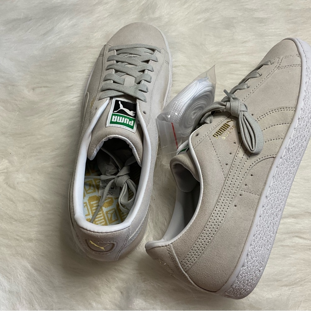 mens puma size 11.5. cream and white. brand new - Picture 3 of 5